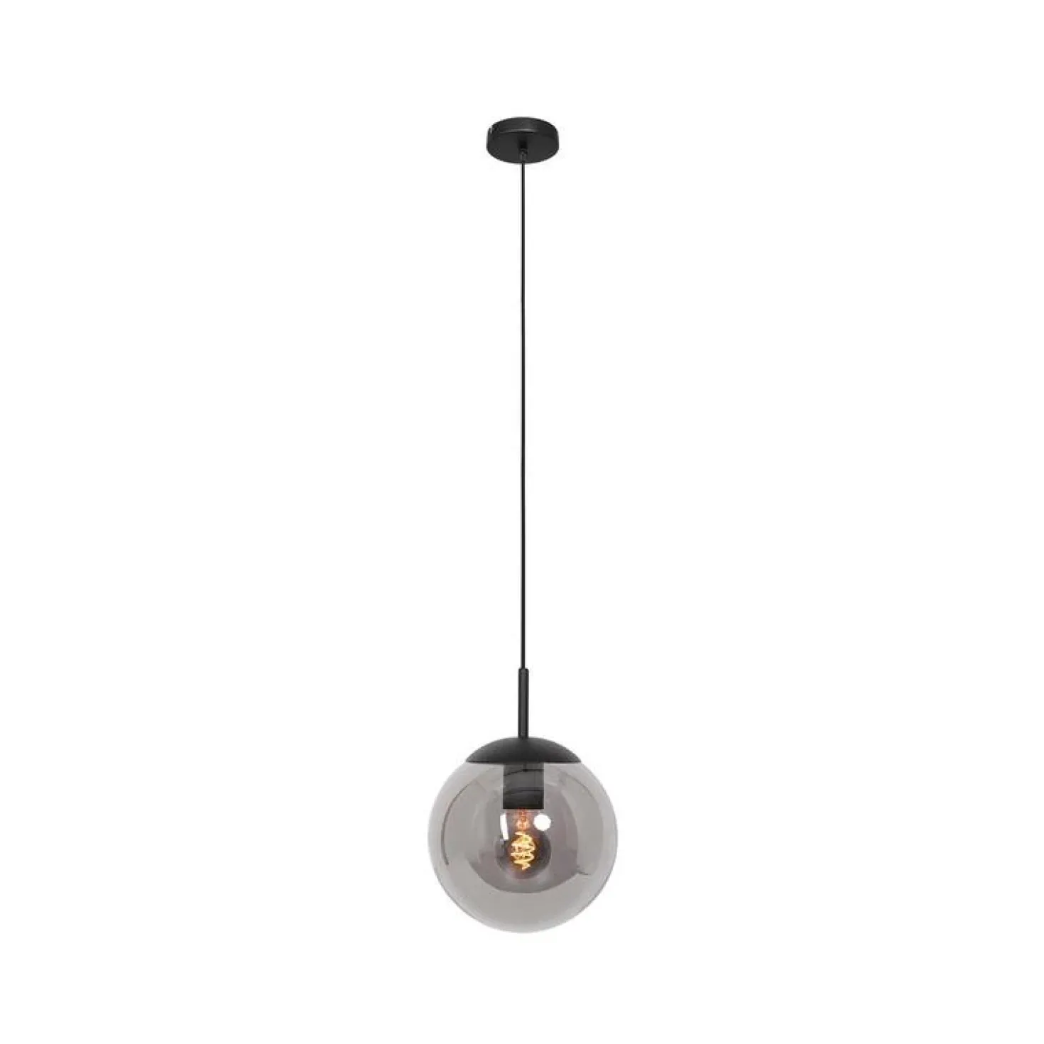 Maya 1-lichts Hanglamp 20cm Smoke