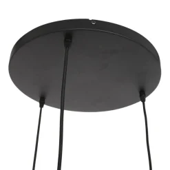 Maya 3-lichts Hanglamp Getrapt Smoke
