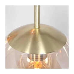 Maya 5-lichts Hanglamp Getrapt Amber
