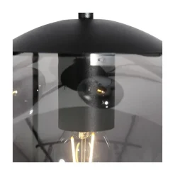 Maya 5-lichts Hanglamp Getrapt Smoke