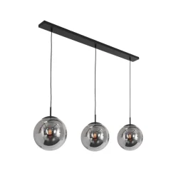 Maya 3-lichts Hanglamp Smoke