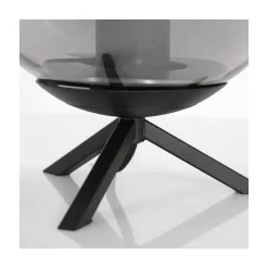 Maya 1-lichts Tafellamp 20cm Smoke