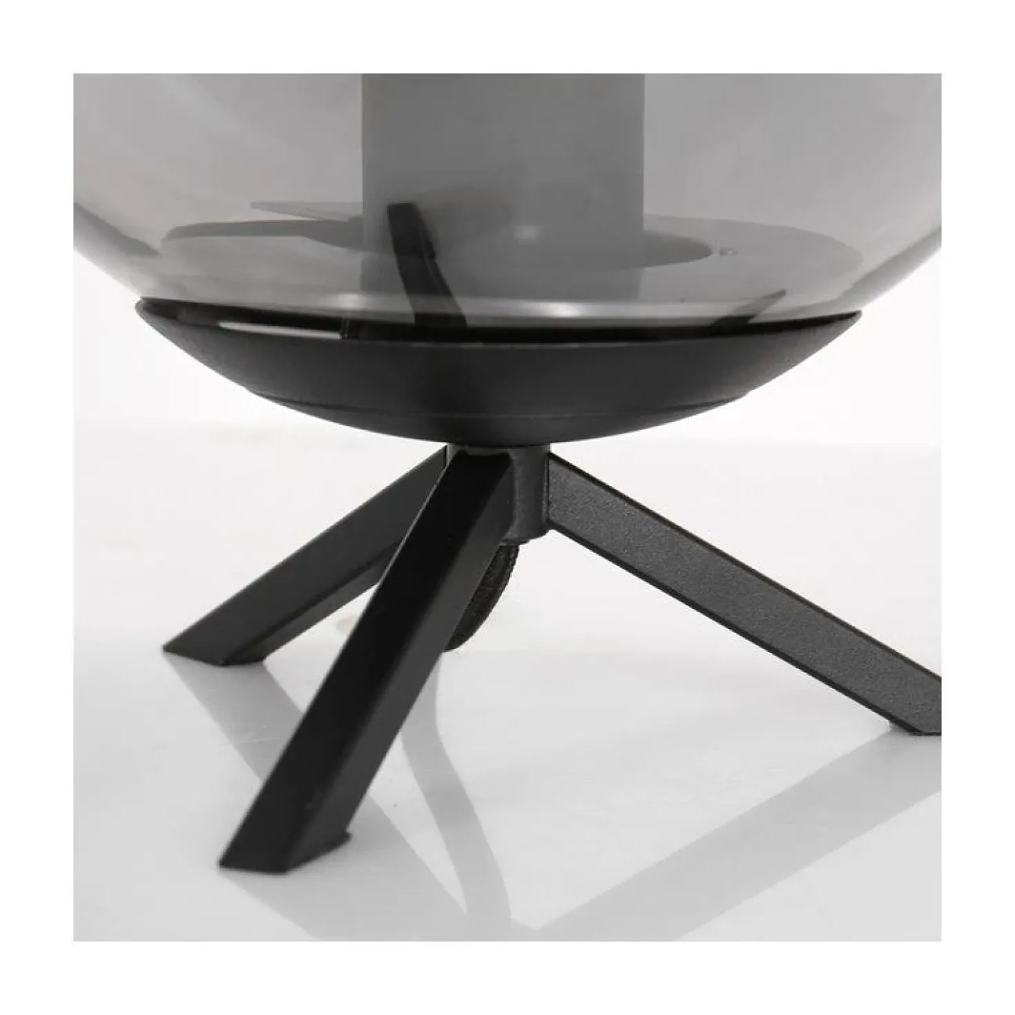 Maya 1-lichts Tafellamp 20cm Smoke