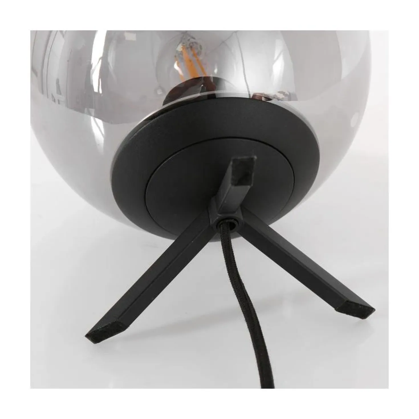 Maya 1-lichts Tafellamp 20cm Smoke