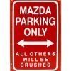 Mazda Parking only - metalen bord