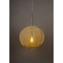 Meezan 1-lichts Hanglamp Grijs 50cm