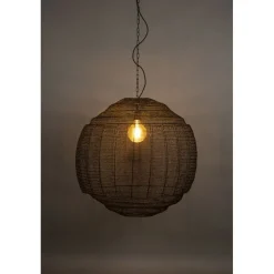 Meezan 1-lichts Hanglamp Zwart 70cm