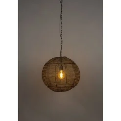 Meezan 1-lichts Hanglamp Zwart 50cm