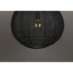 Meezan 1-lichts Hanglamp Zwart 50cm