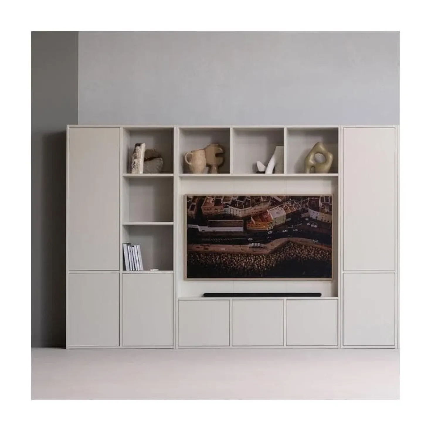 Meggy Wandkast links grenen dust 108 cm