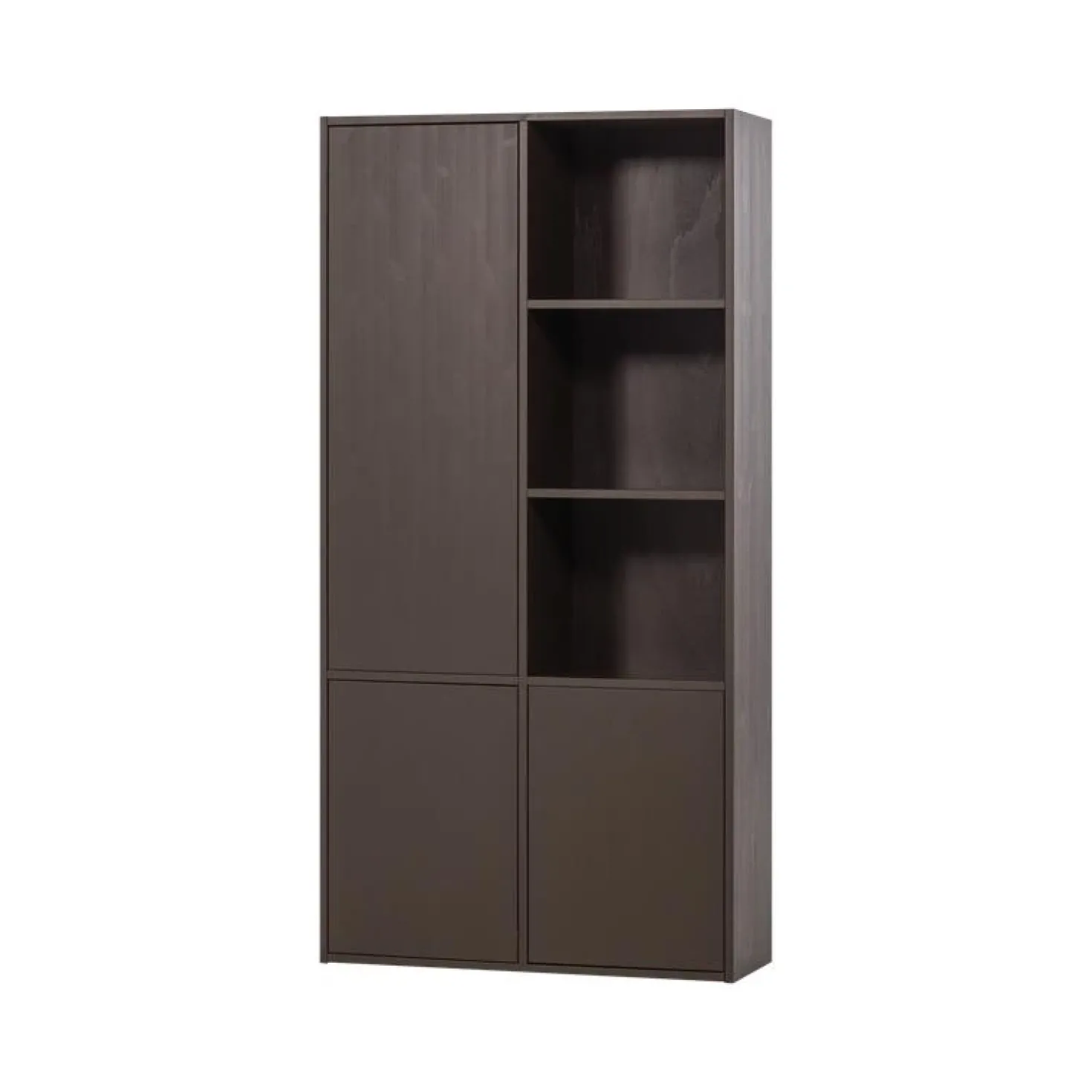 Meggy Wandkast Links Grenen Middenbruin 108cm