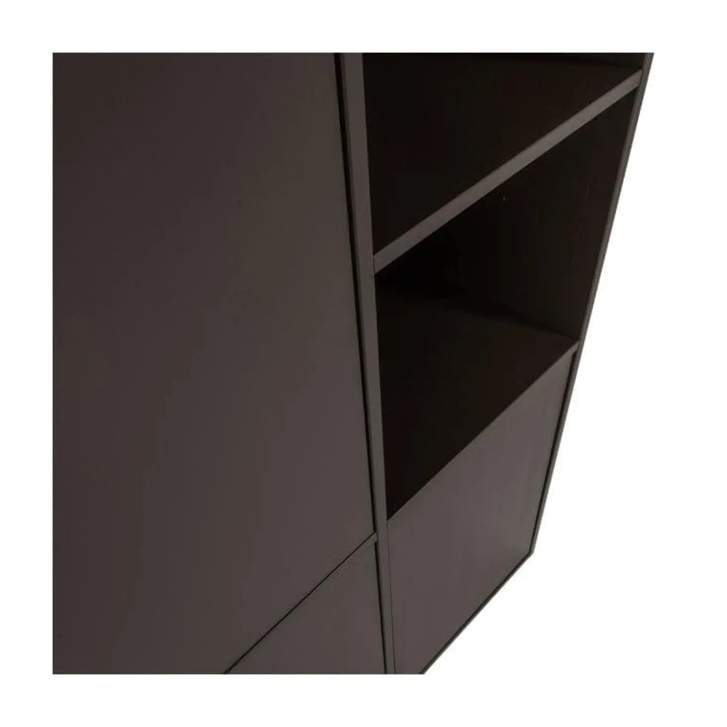 Meggy Wandkast Links Grenen Middenbruin 108cm