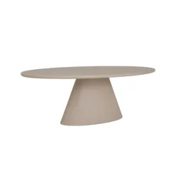 Mello Eettafel ovaal beige 220 cm