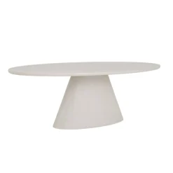Mello Eettafel ovaal wit 200 cm