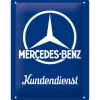Mercedes Kundendienst - metalen bord