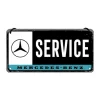 Mercedes service - metalen bord
