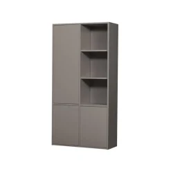 Merel Opbergkast Dennenhout Warmgrijs 100cm