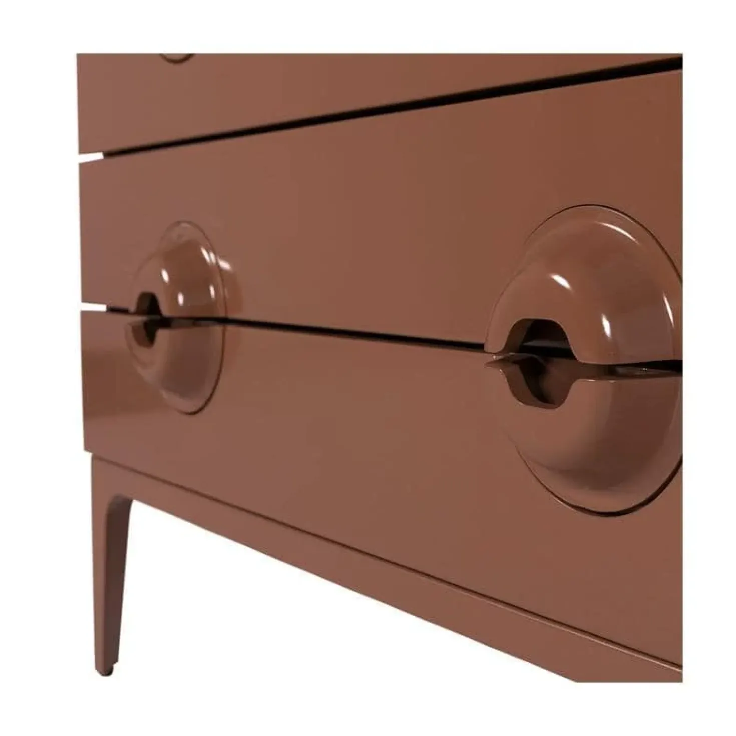 Merge Ladekast Eucalyptushout Oudroze 110cm
