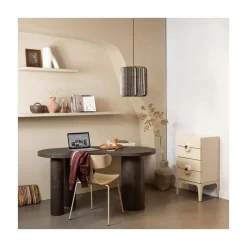 Merge Ladekast 4 Lades Eucalyptushout Greige 44cm