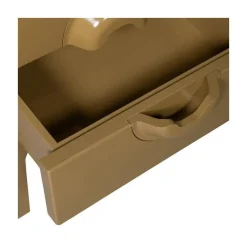 Merge Nachtkastje 2 Lades Eucalyptushout Honinggeel 44cm
