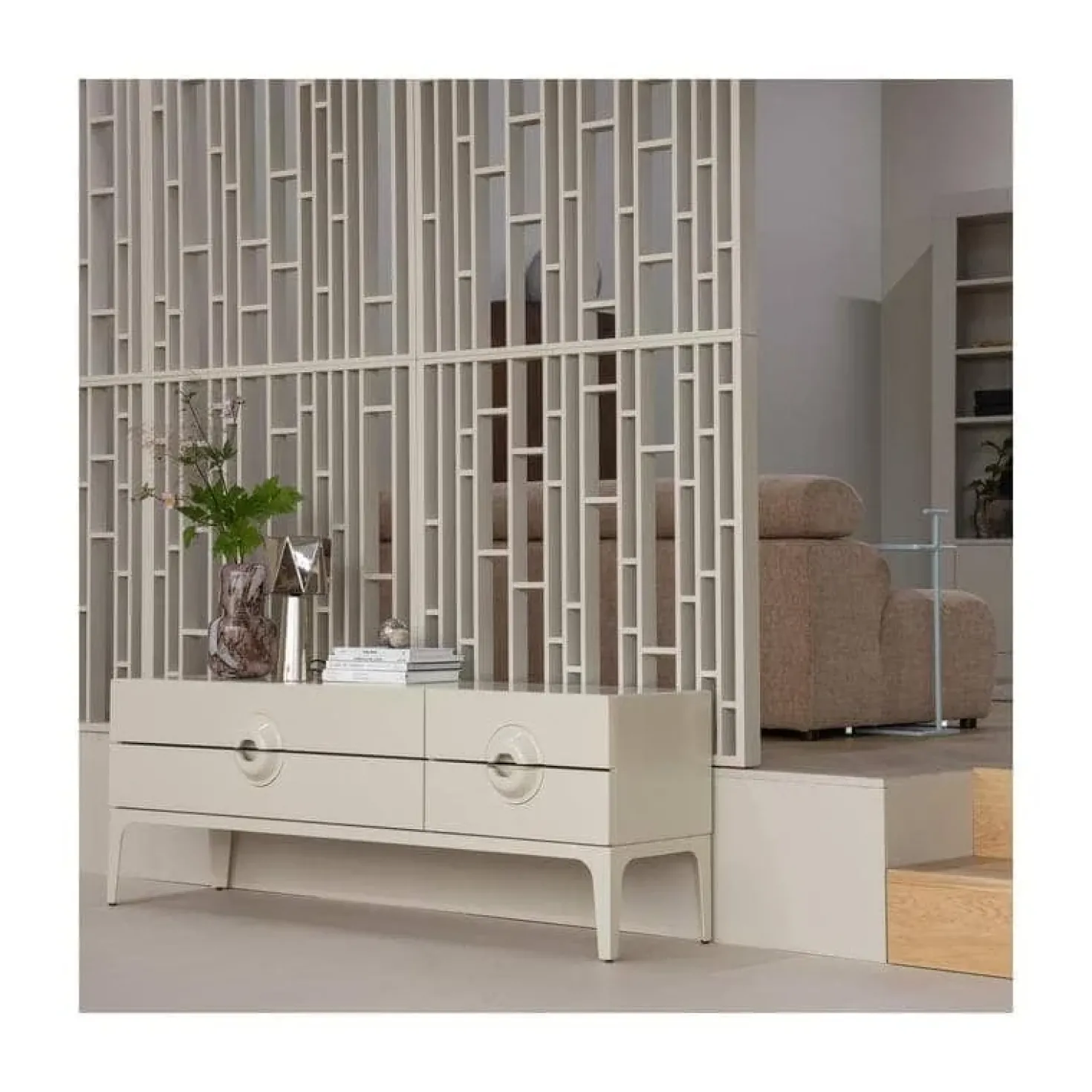 Merge TV Meubel Eucalyptushout Dust 160cm