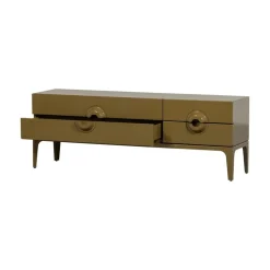 Merge TV Meubel Eucalyptushout Honinggeel 160cm
