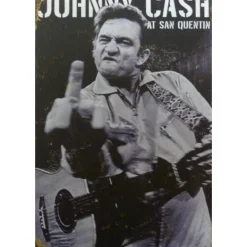 metalen bord Jhonny Cash Finger