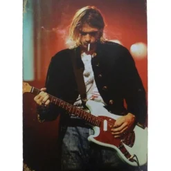 metalen bord Kurt Cobain