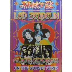 metalen bord Led Zeppelin
