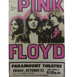 metalen bord Pink Floyd