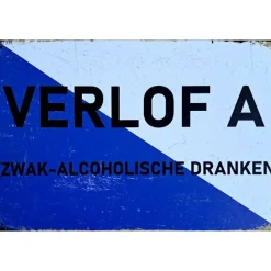 metalen bord Verlof A