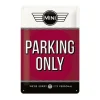 metalen parkeerbord Mini Cooper