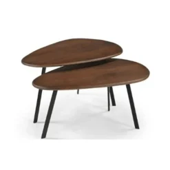 Mette Salontafel set van 2 Bruin