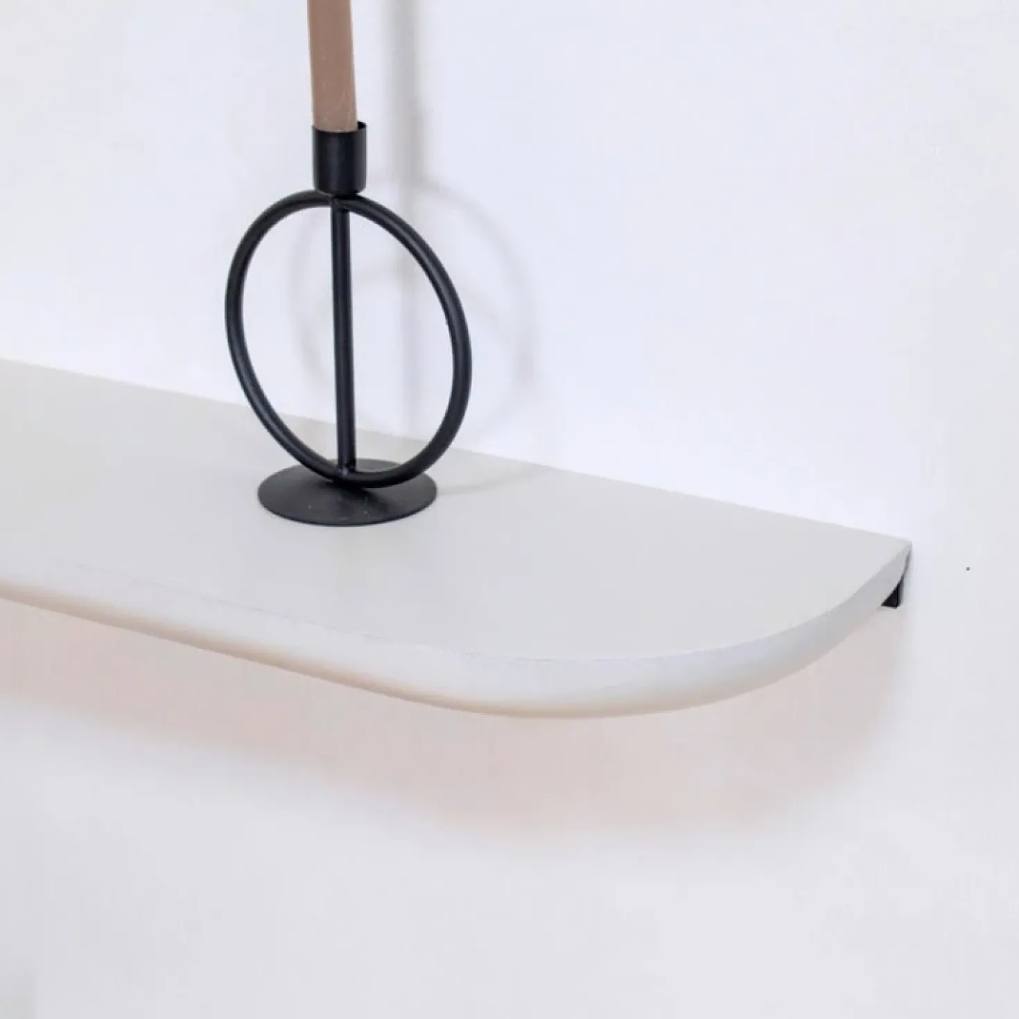 Mette Wandplank zwevend Zand 80cm