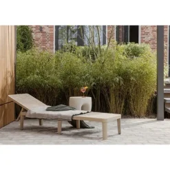 Mica Tuin Bijzettafel Vezelversterkte Polymeer Naturel 40cm