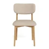 Michael Eetkamerstoel eikenhout Beige
