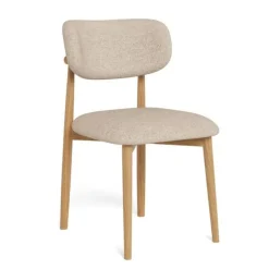 Michael Eetkamerstoel eikenhout Beige
