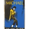 Michael Jackson King of Pop - metalen bord