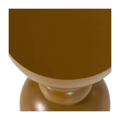 Miel Bijzettafel rond Honinggeel 35cm