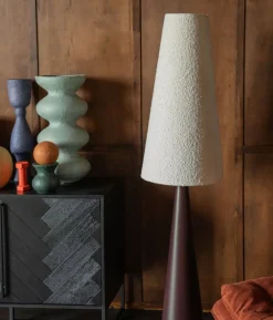 Miki 1-lichts Vloerlamp Bouclé 41cm