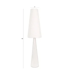 Miki 1-lichts Vloerlamp Bouclé 41cm