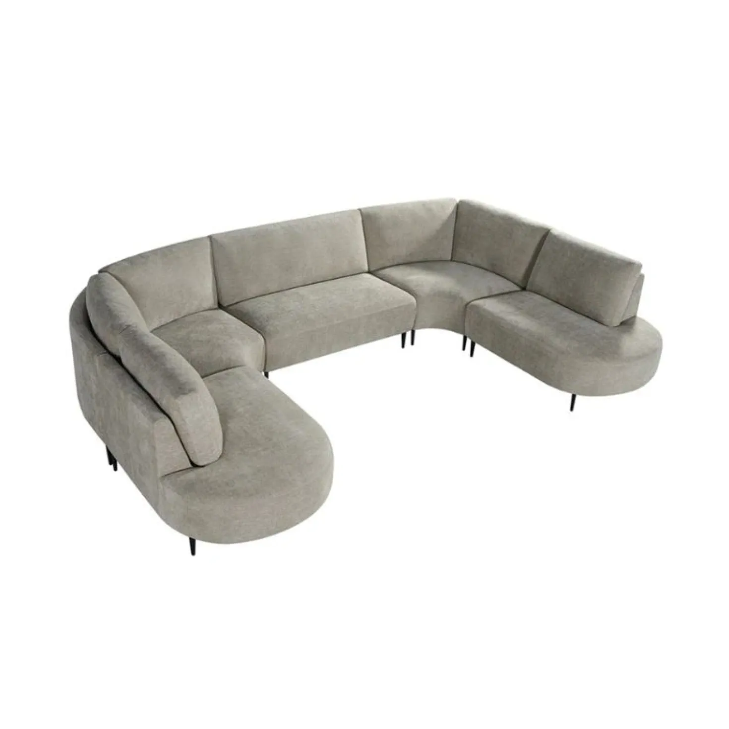 Milano U-Bank Naturel 350cm