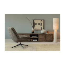 Milaro Draaifauteuil Bruin Melange