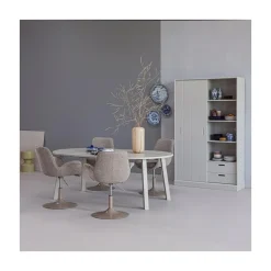 Mila Schuifdeurkast Dennenhout Dust 120cm