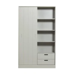 Mila Schuifdeurkast Dennenhout Dust 120cm