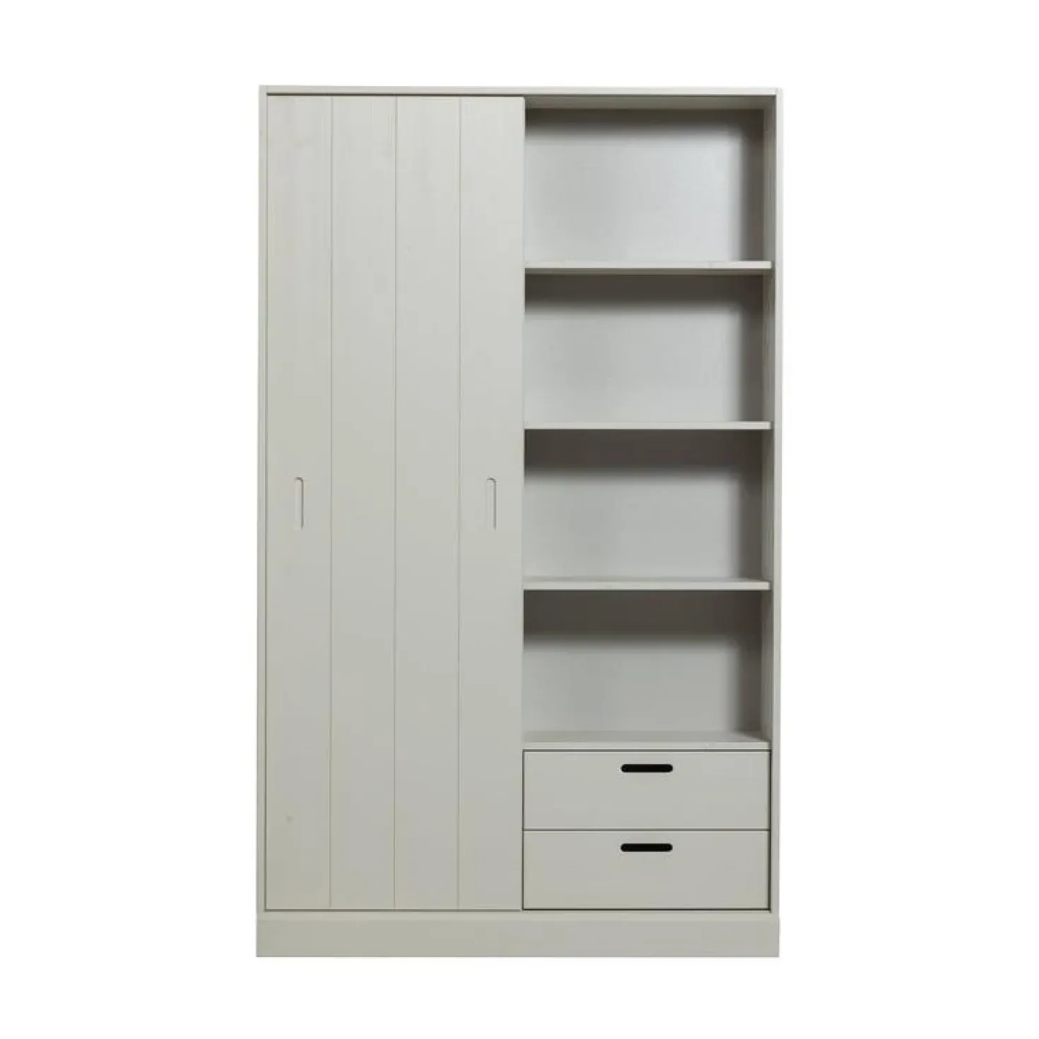 Mila Schuifdeurkast Dennenhout Dust 120cm