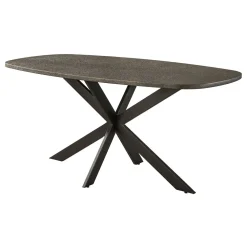 Miles Eettafel deens ovaal Brons 180cm