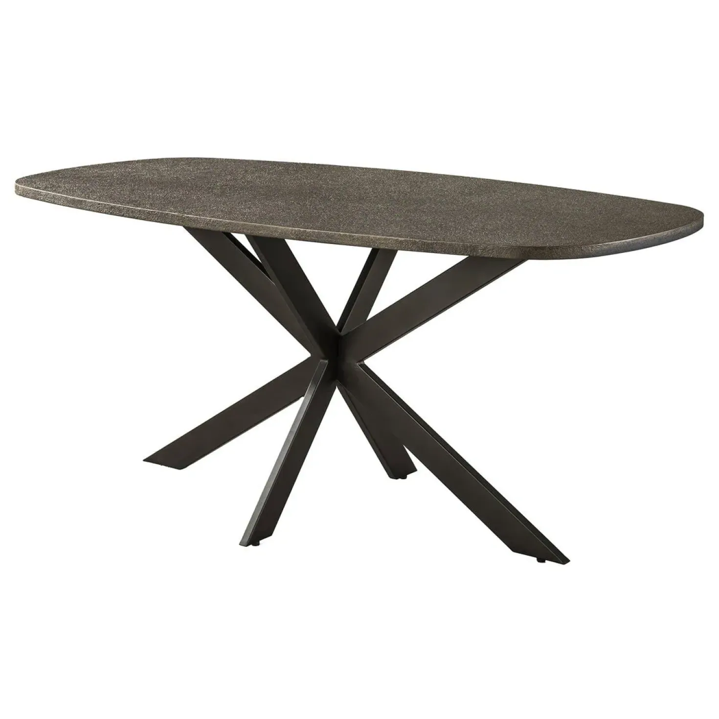 Miles Eettafel deens ovaal Brons 180cm