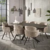 Miles Eettafel deens ovaal Brons 215cm