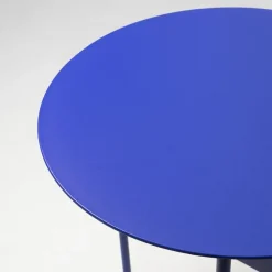 Miles Hoog Bijzettafel Blauw 45cm